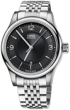 Buy this new Oris Classic Date 42mm 01 733 7594 4034-07 8 20 61 mens watch for the discount price of £705.00. UK Retailer.